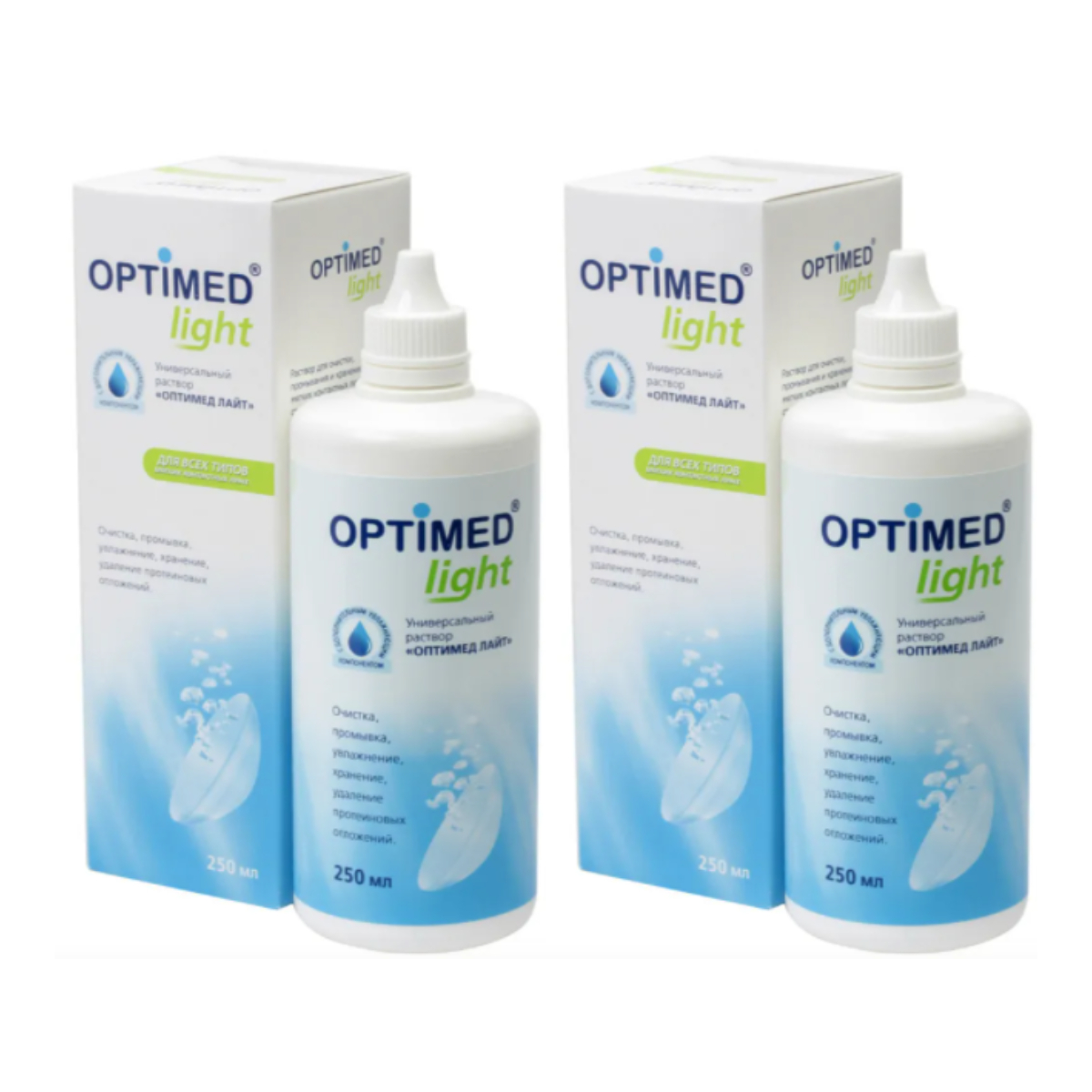 

Раствор для линз OPTIMED light, 250 мл - 2 шт.