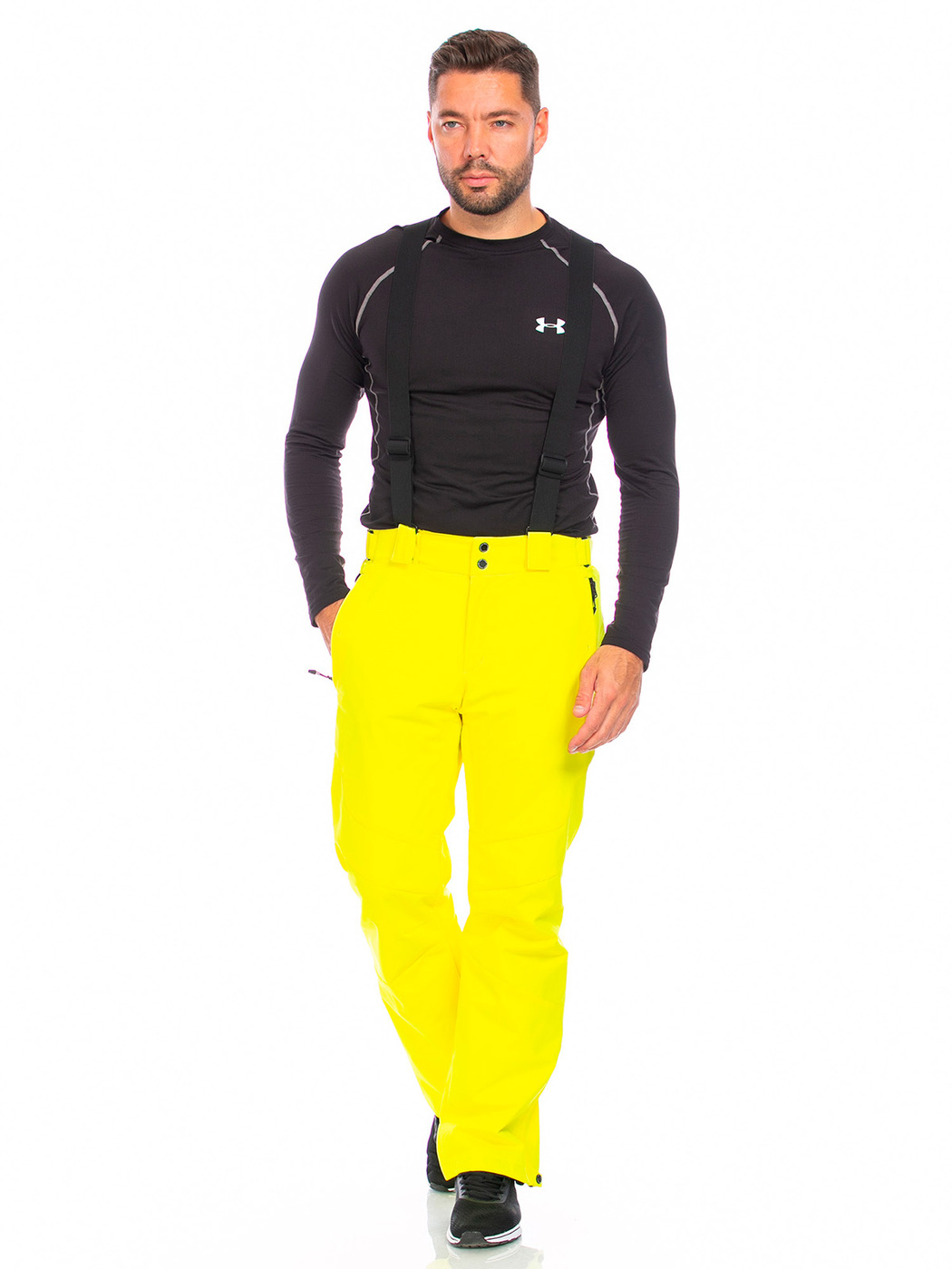Спортивные брюки мужские LAFOR 767014 желтые 3XL