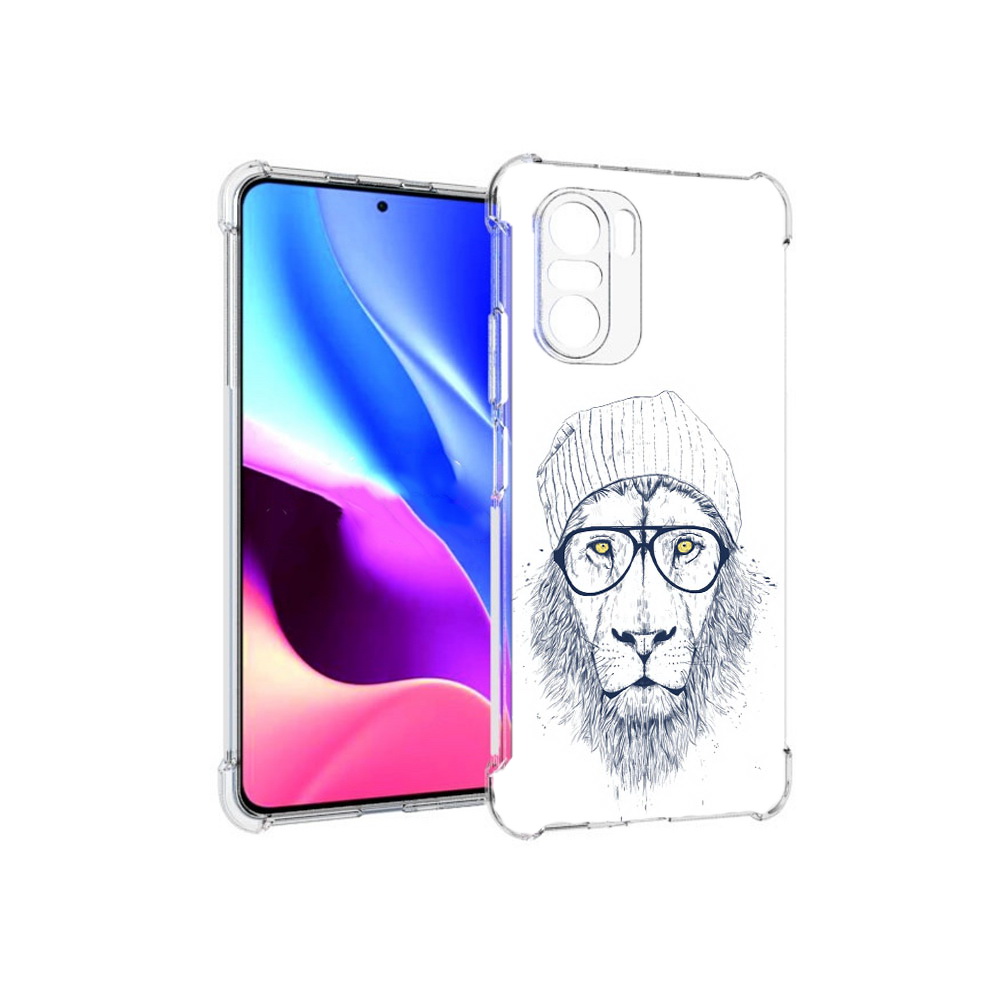 Чехол MyPads Tocco для Xiaomi Redmi K40 хиппи лев (PT158239.260.663)