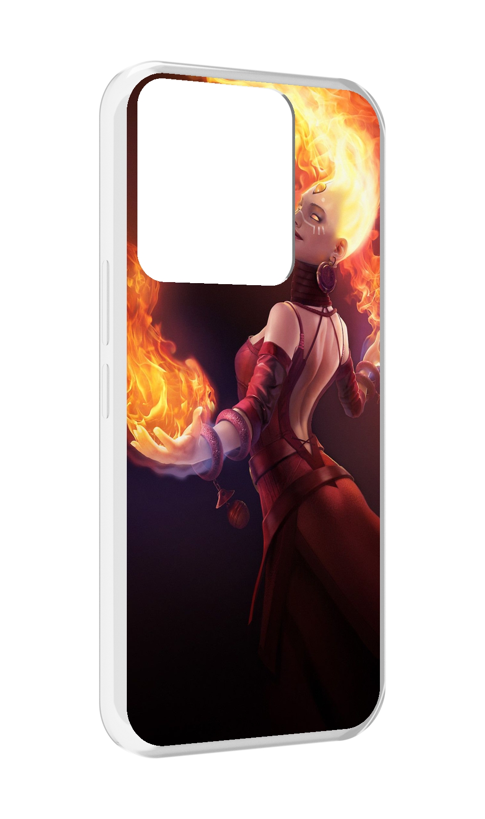 

Чехол MyPads dota 2 Lina для Tecno Spark Go 2022 / Tecno Spark 8C, Прозрачный, Tocco