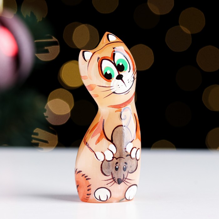 

Сувенир "Кот Котофей",селенит