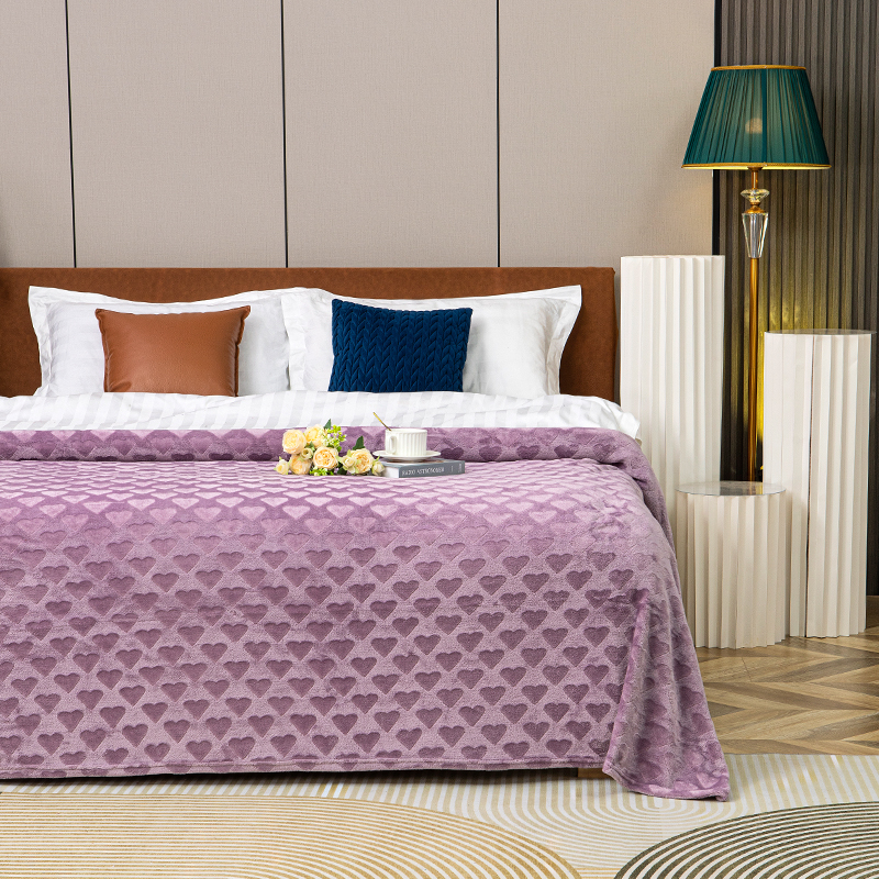 

Плед Dilya Home 150х200 см фиолетовый, 5