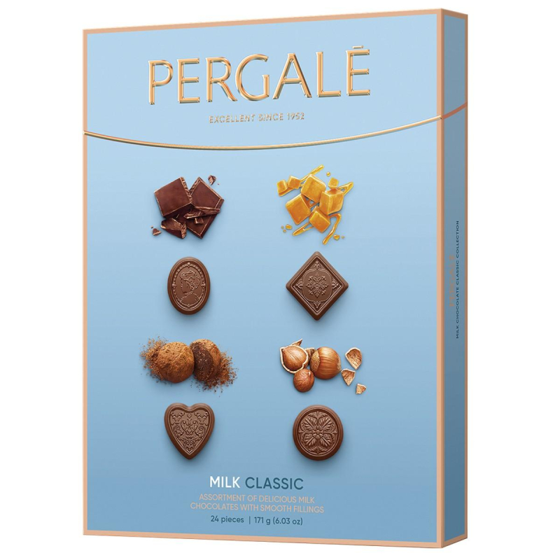 

Конфеты Pergale Happy Holidays Ассорти из молочного шоколада, 171г