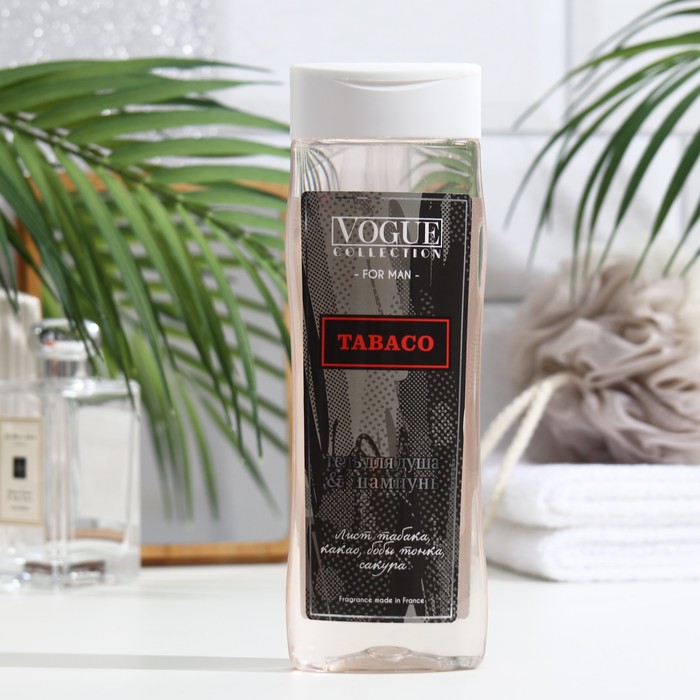 

Парфюмированный гель для душа Tabaco мужской, 250 мл, Vogue Collection