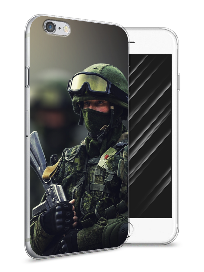 

Чехол Awog на Apple iPhone 6 / Айфон 6 "Солдат", Разноцветный, 10450-1