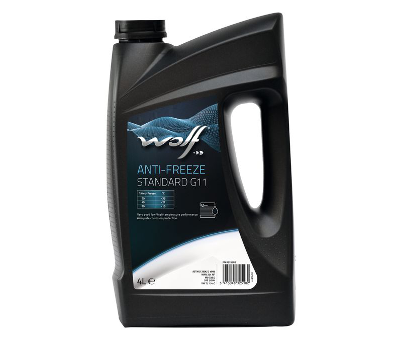 фото Антифриз anti-freeze standard g11 4l wolf 8325182