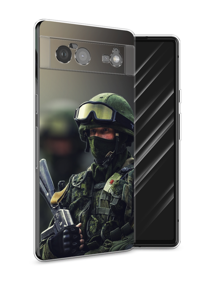 

Чехол Awog на Google Pixel 6 "Солдат", Разноцветный, 270850-5