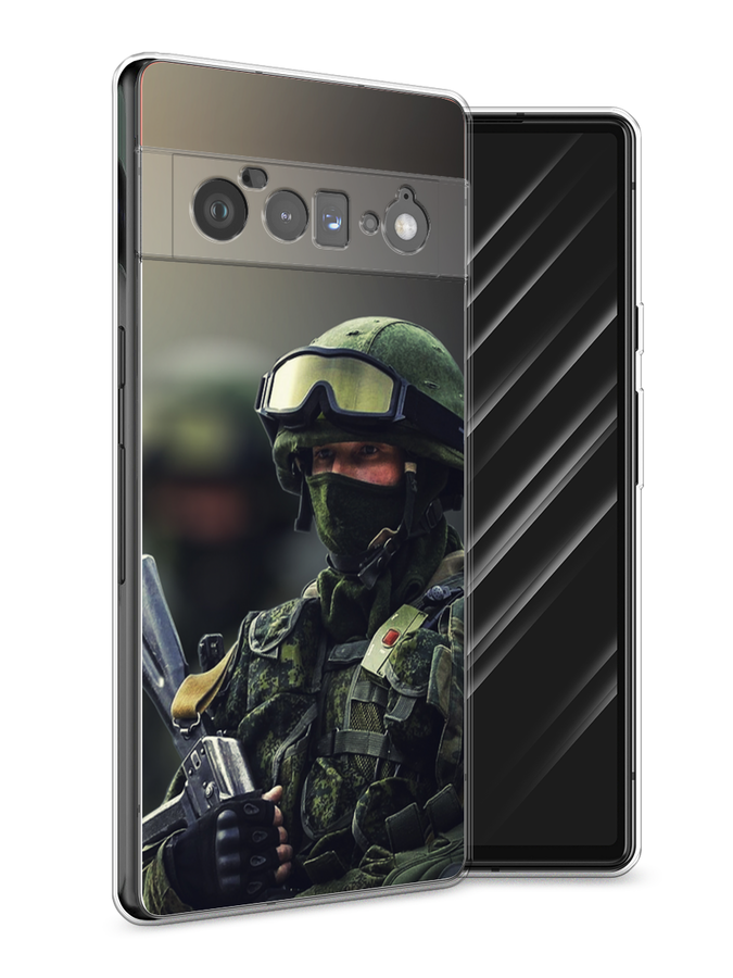 

Чехол Awog на Google Pixel 6 Pro "Солдат", Разноцветный, 270950-5