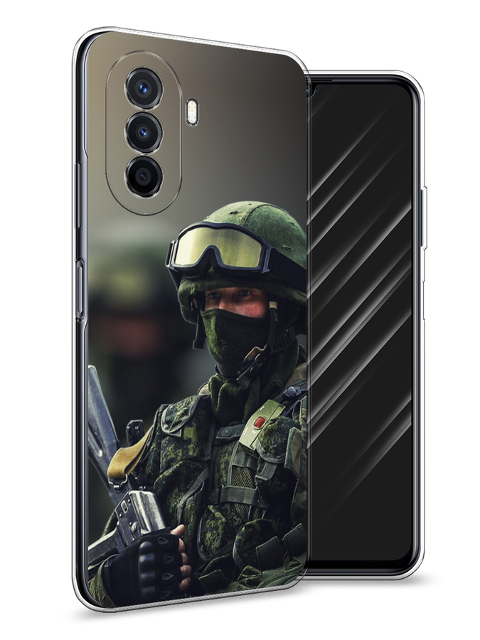 

Чехол Awog на Huawei Nova Y70 "Солдат", Разноцветный, 6109150-5