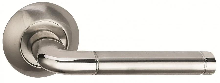 Ручка дверная BUSSARE LINDO A-34-10 CHROME/S.CHROME хром/хром матовый