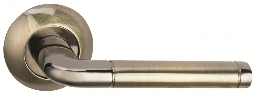 Ручка дверная BUSSARE LINDO A-34-10 GRAPHITE/ANT. BRONZE графит/античная бронза