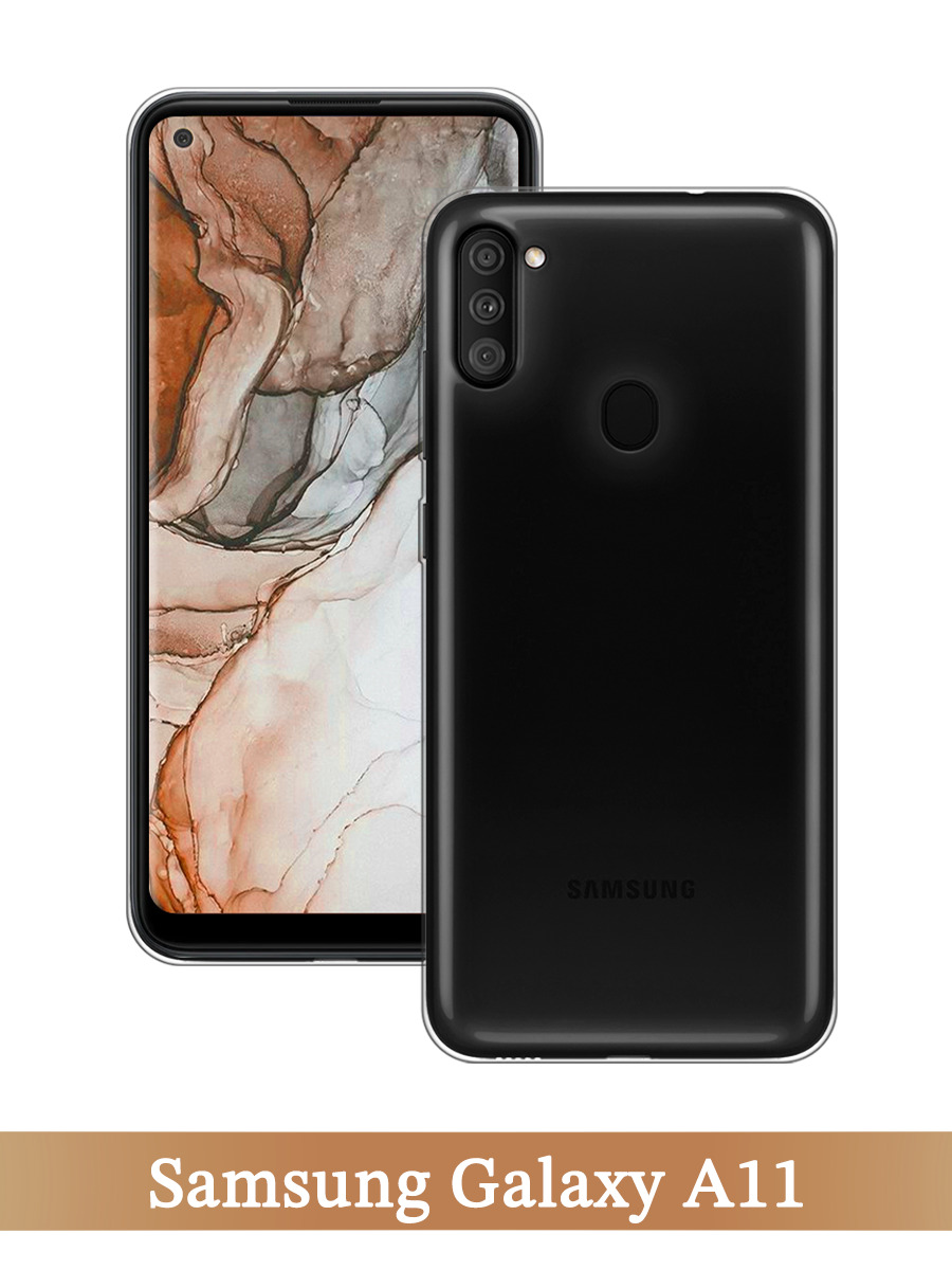

Чехол на Samsung Galaxy A11/M11 прозрачный, 2100650-1