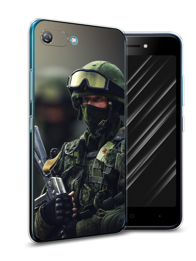 

Чехол Awog на Itel A25/A35 "Солдат", Разноцветный, 3200250-5