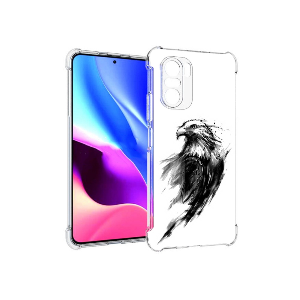 

Чехол MyPads Tocco для Xiaomi Redmi K40 чб птица (PT158239.260.670), Прозрачный, Tocco