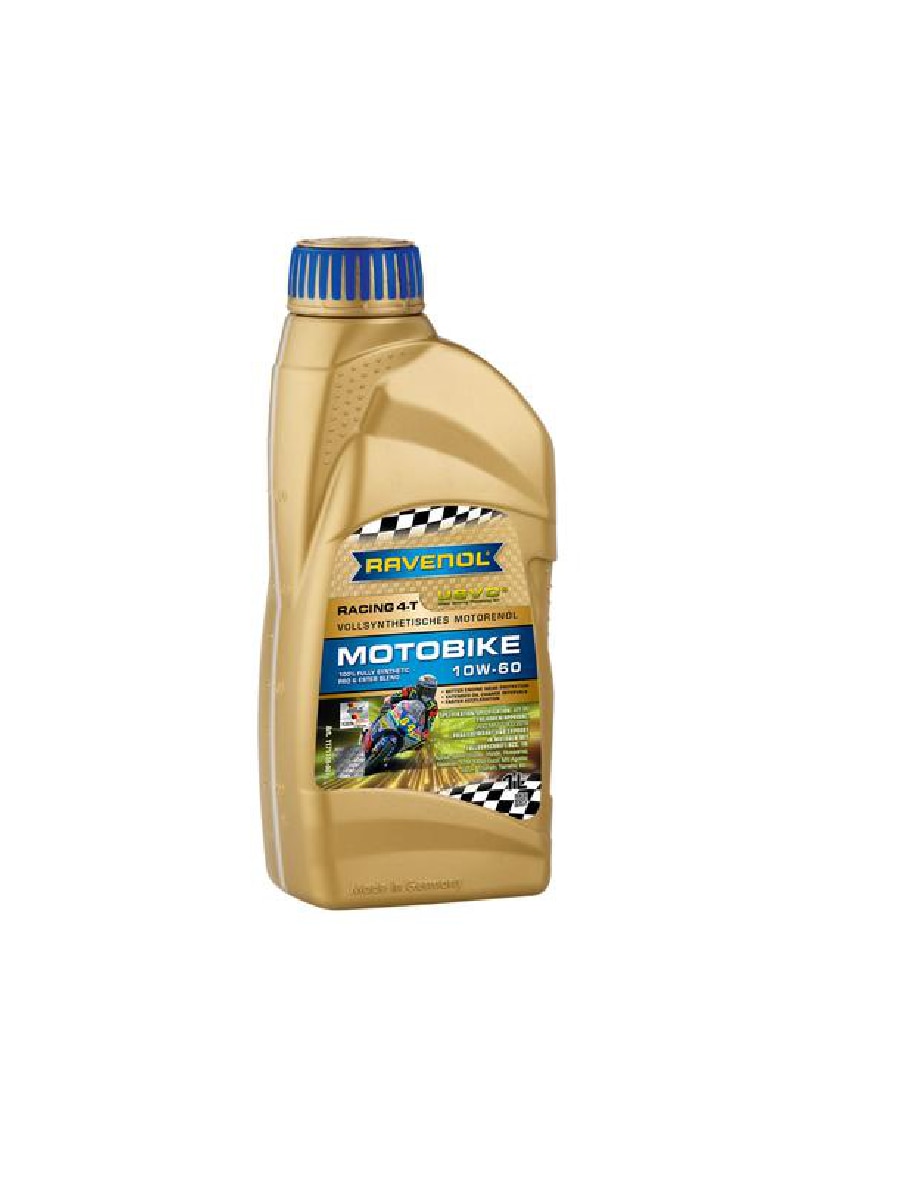 Моторное масло RAVENOL Racing 4-T Motobike SAE 10W-60  (1л)