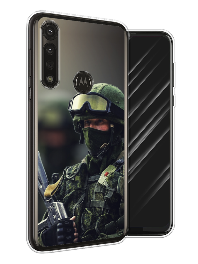 

Чехол Awog на Motorola Moto G Power 2020 "Солдат", Разноцветный, 242650-5