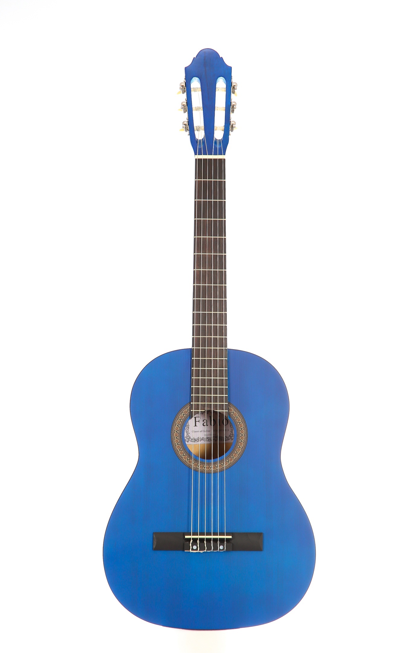 Классическая гитара с анкером,матовая,Синяя.Ель 4/4 (39 дюйм) Fabio КМ3915 BL