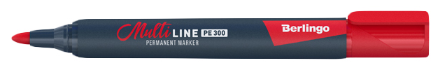 

Маркер Berlingo Multiline PE300 ВМс_16203 перманентный красный, 790-673
