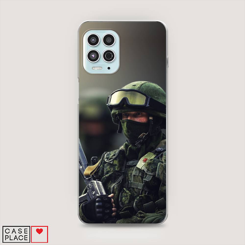 

Чехол Awog на Motorola Moto G100 "Солдат", Разноцветный, 241650-5