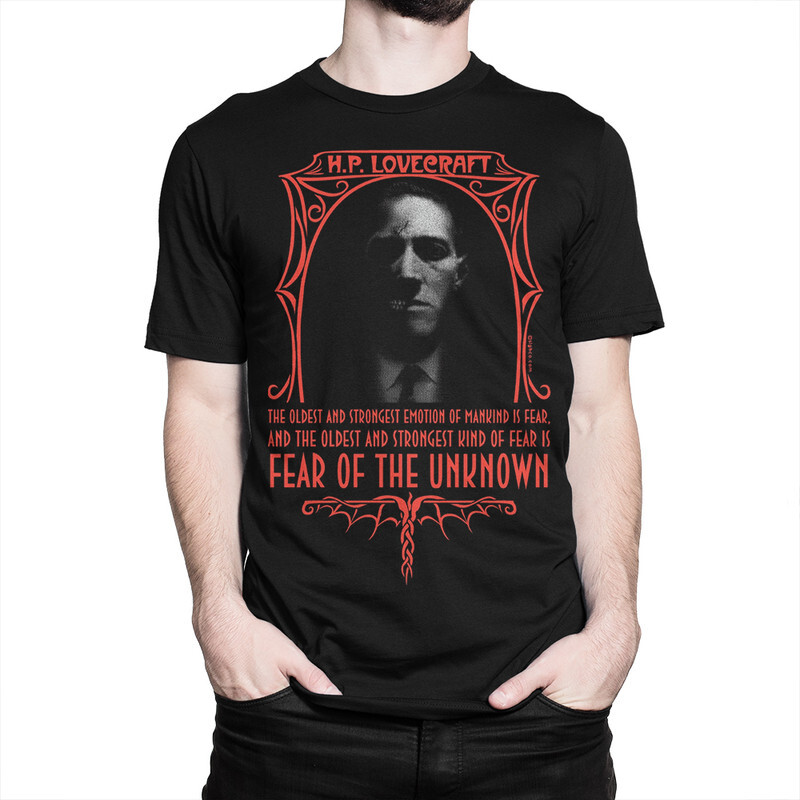 фото Футболка мужская dream shirts говард филлипс лавкрафт 999772222 черная m