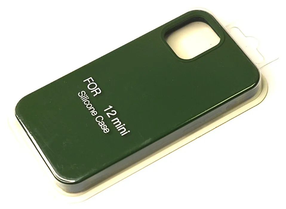 Hакладка Silicone Case для iPhone 12 Pro Max, зеленый