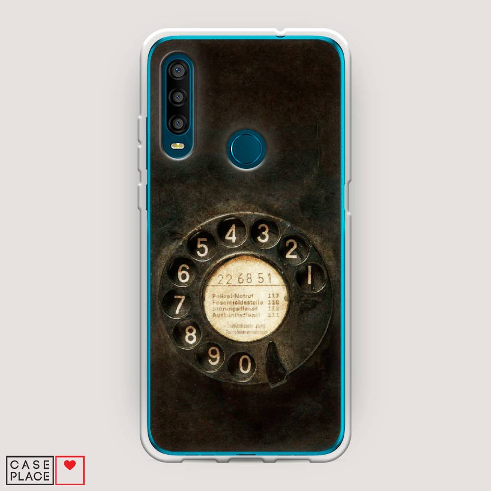 

Чехол Awog на Alcatel 1SE (2020) / Алкатель 1SE (2020) "Старинный телефон", Разноцветный, 171250-5