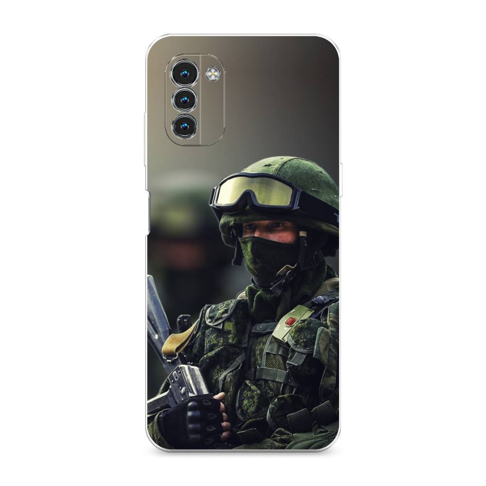 фото Силиконовый чехол "солдат" на nokia g11 awog