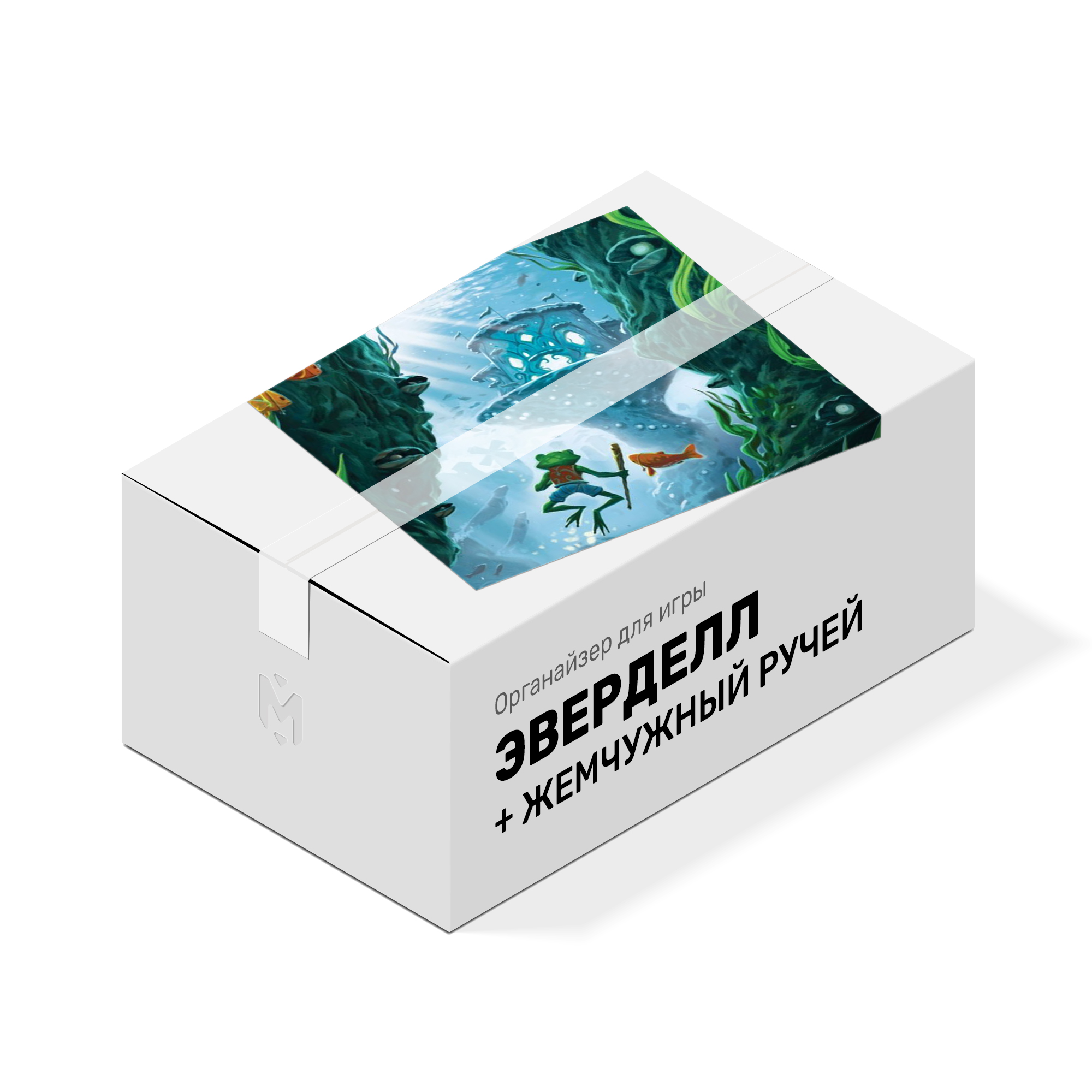 фото Органайзер meeple house для игры «эверделл. жемчужный ручей» (прозрачный)