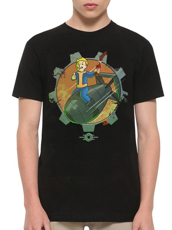 

Футболка мужская DreamShirts Studio Игра Fallout - Волт-Бой FAL-22201-2 черная M, Черный, Игра Fallout - Волт-Бой FAL-22201-2