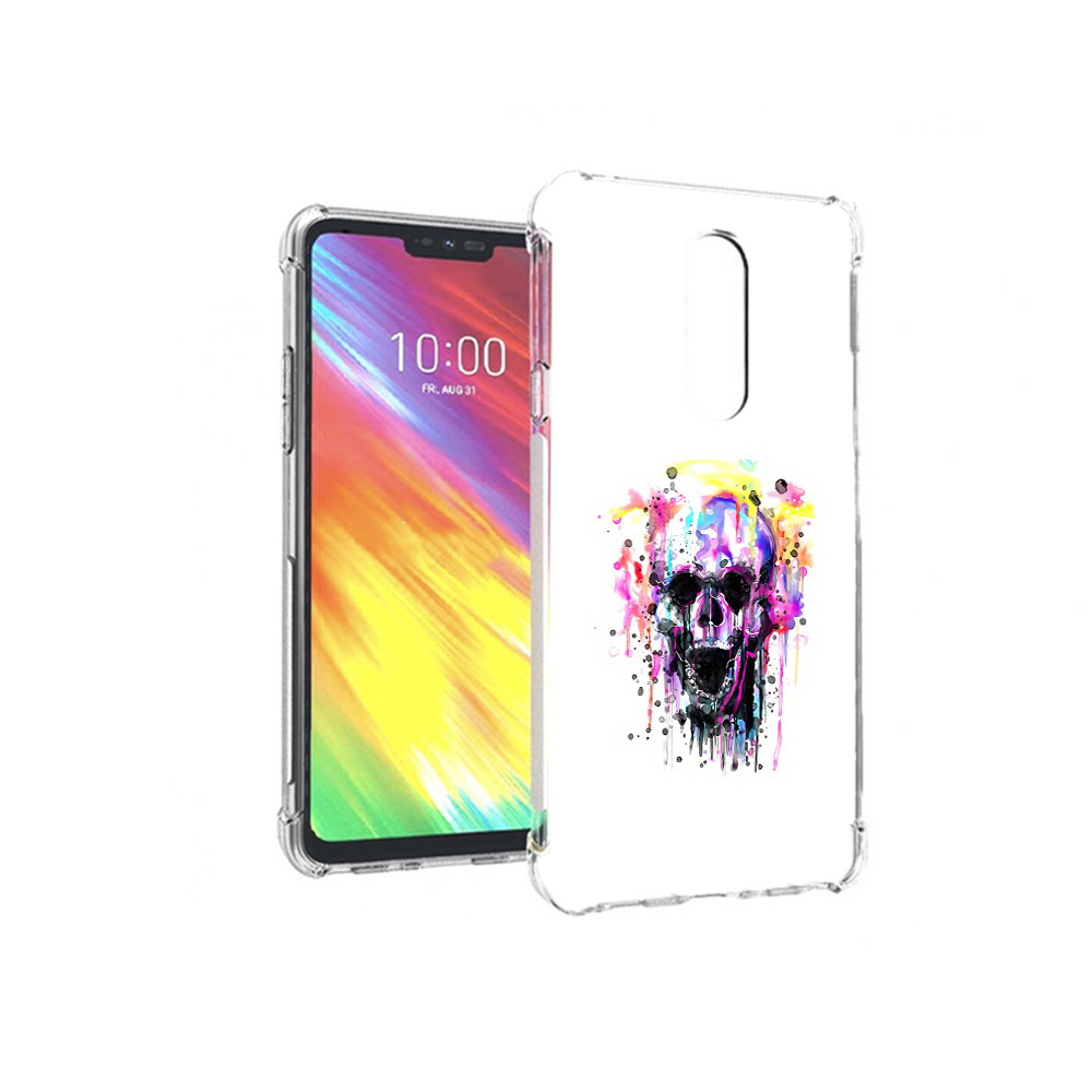 

Чехол MyPads Tocco для LG G7 граффити череп (PT124618.72.298), Прозрачный, Tocco