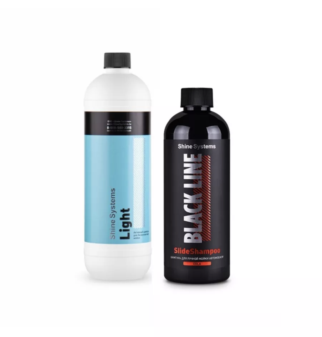 

Набор Shine Systems Kit для 2х фазной мойки, Light + BL SlideShampoo Cola, Kitwash