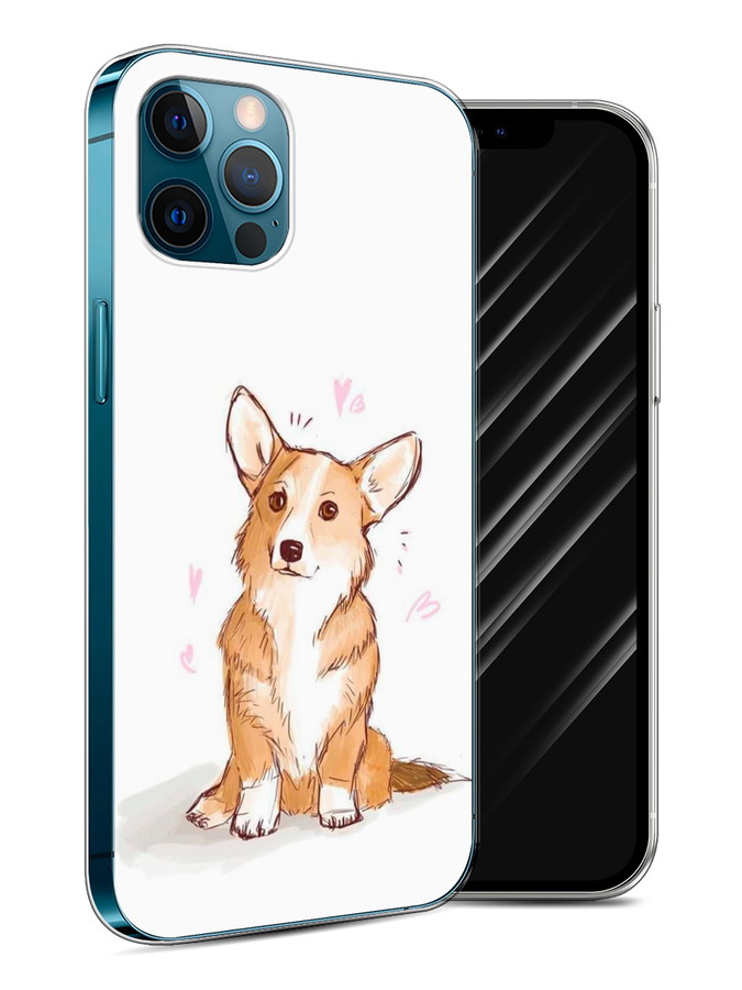 фото Чехол awog на apple iphone 12 / айфон 12 "корги любовь"