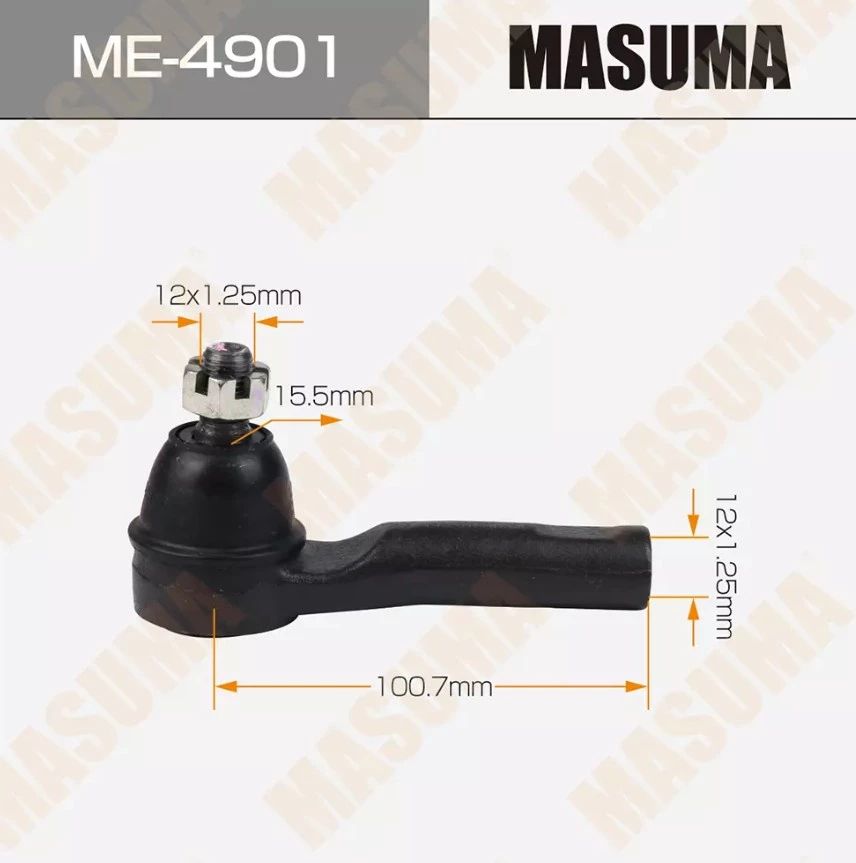 

Наконечник Рулевой Тяги Toyota Almera / N16e Rh/Lh Masuma Me-4901 Masuma арт. ME-4901