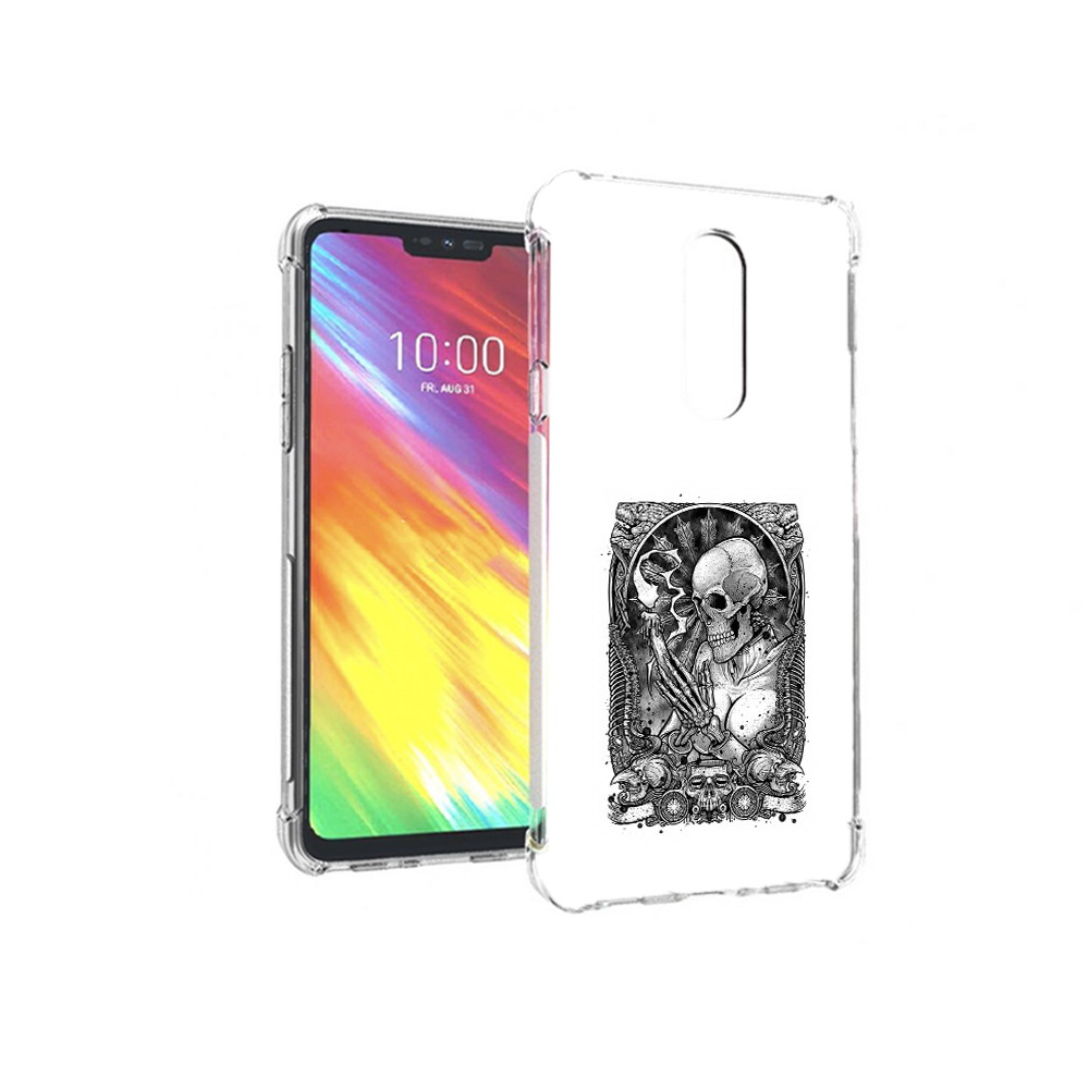 

Чехол MyPads Tocco для LG G7 девушка скелет (PT124618.72.316), Прозрачный, Tocco