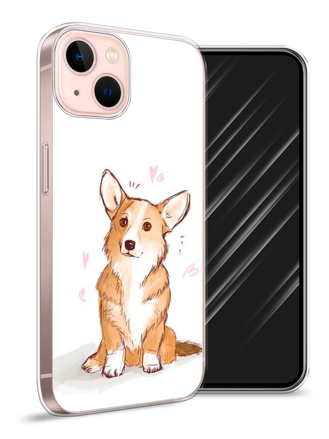 

Чехол Awog на Apple iPhone 13 / Айфон 13 "Корги любовь", Разноцветный, 14250-1