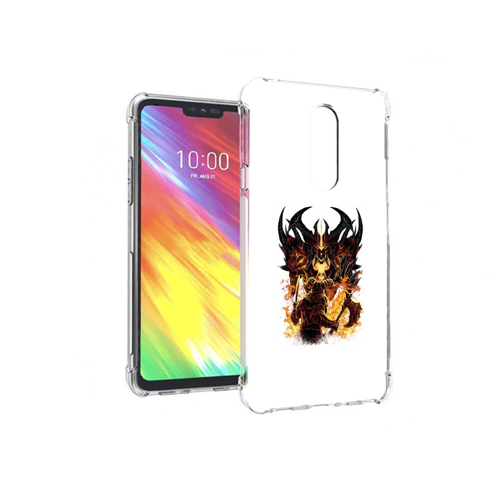 

Чехол MyPads Tocco для LG G7 демон shadow fiend (PT124618.72.318), Прозрачный, Tocco