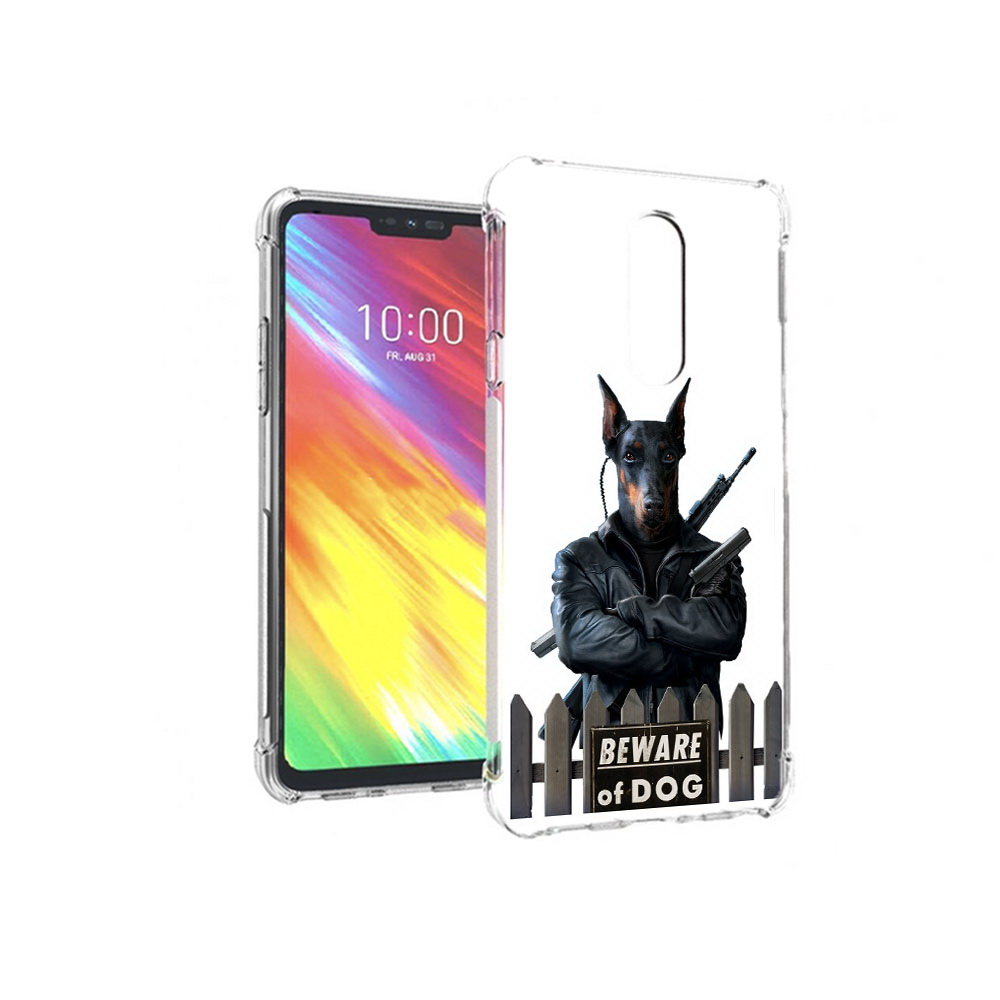 

Чехол MyPads Tocco для LG G7 доберман (PT124618.72.332), Прозрачный, Tocco