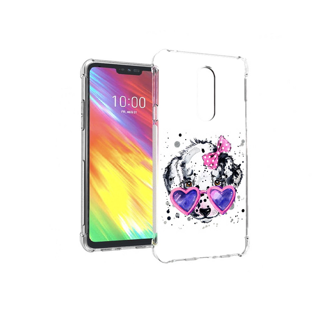 

Чехол MyPads Tocco для LG G7 долматинец в очках (PT124618.72.337), Прозрачный, Tocco