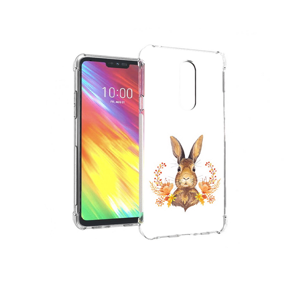 

Чехол MyPads Tocco для LG G7 зайка в цветах (PT124618.72.349), Прозрачный, Tocco