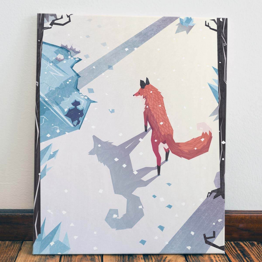 

Картина Red Panda Снежный День40x60