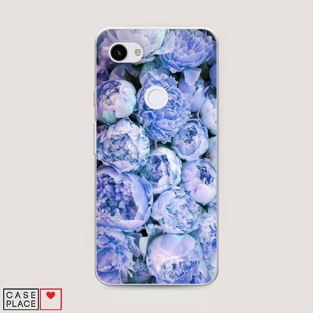 

Чехол Awog на Google Pixel 3A XL "Пионы голубые", Разноцветный, 270450-8