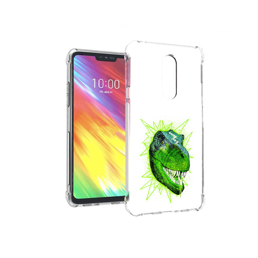 

Чехол MyPads Tocco для LG G7 зеленый динозавр (PT124618.72.358), Прозрачный, Tocco