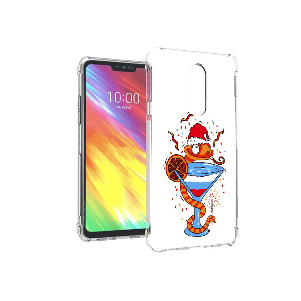 

Чехол MyPads Tocco для LG G7 змейка (PT124618.72.364), Прозрачный, Tocco