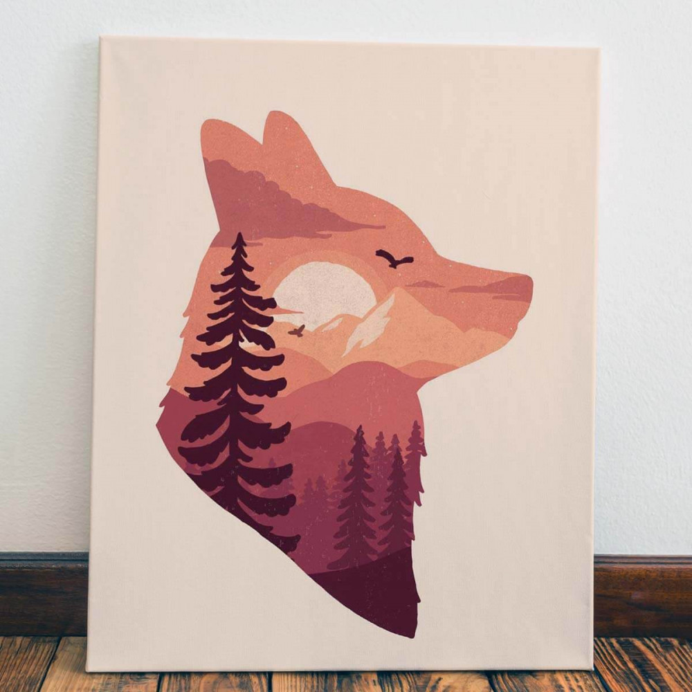 

Картина Red Panda Лисий Лес40x60