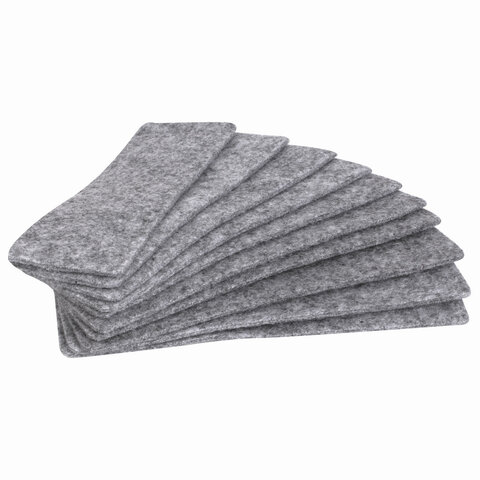 

Салфетки сменные для стирателя магнитного Brauberg Standard, комплект 10 шт., 237094, 4 шт, Серый