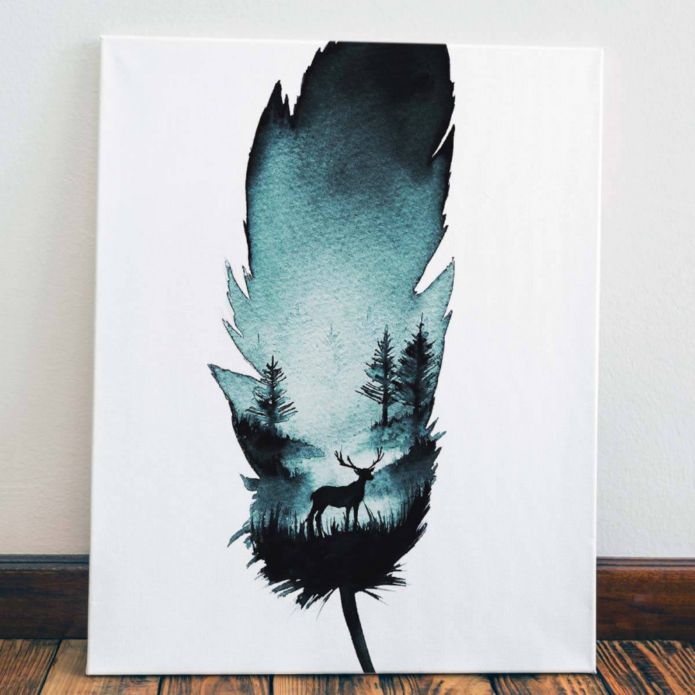 

Картина Red Panda Перо Абстракция40x60