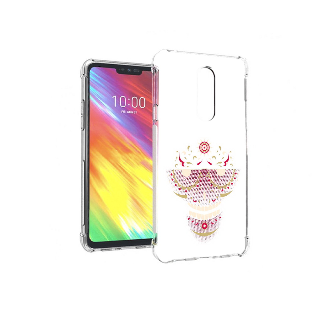 Чехол MyPads Tocco для LG G7 карнавальный скелет абстракция (PT124618.72.386)