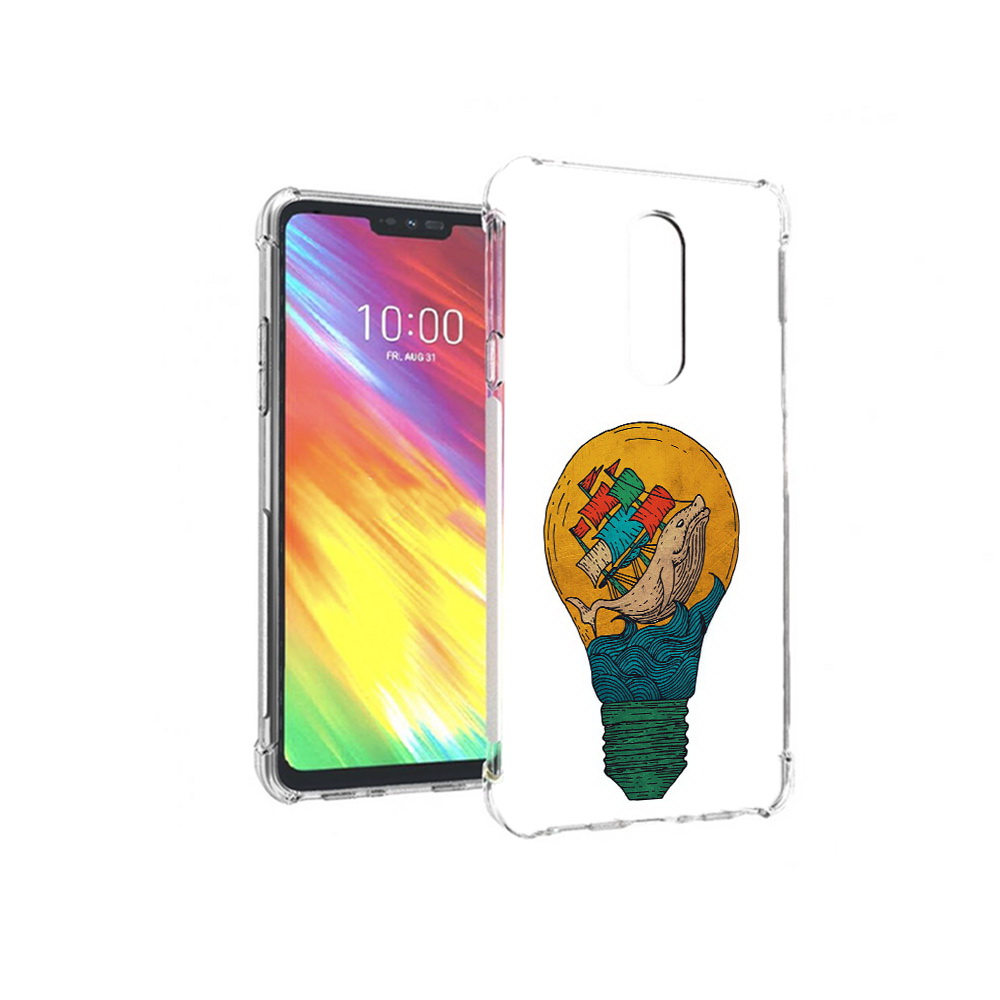 

Чехол MyPads Tocco для LG G7 кит в лампочке с парусами (PT124618.72.387), Прозрачный, Tocco