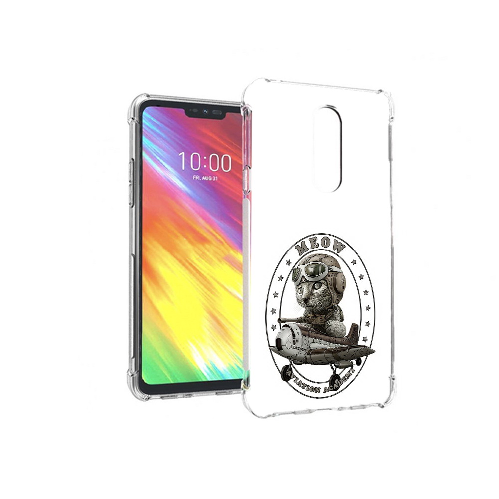 

Чехол MyPads Tocco для LG G7 кот в самолете (PT124618.72.395), Прозрачный, Tocco