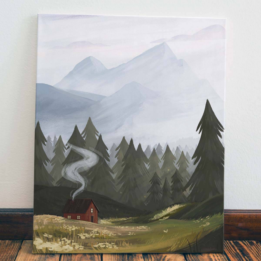 

Картина Red Panda Лесная Поляна40x60